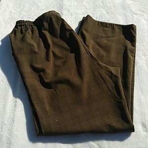 Vintage Sag Harbour retro wide leg plaid pant